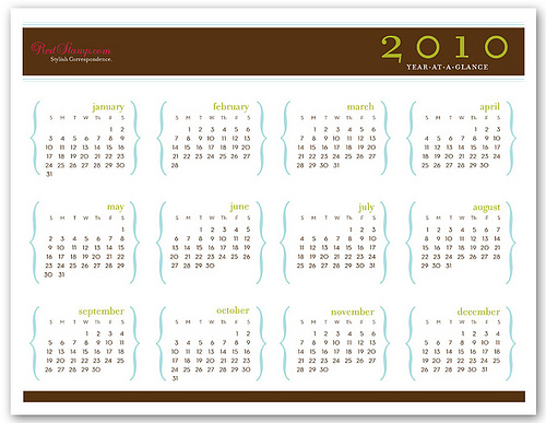january 2010 printable calendar. 2010 Printable Calendar